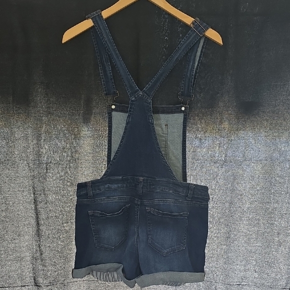Y2K Wax Jean Basic Denim Overalls - Picture 3 of 4